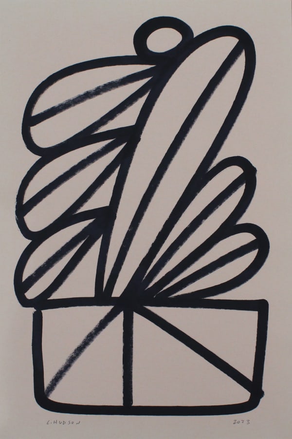 Cody Hudson, Untitled (Peace Pot Plant Series) #6, 2023