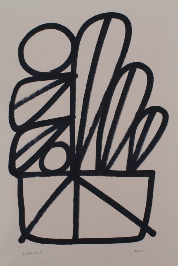 Cody Hudson, Untitled (Peace Pot Plant Series) #4, 2023