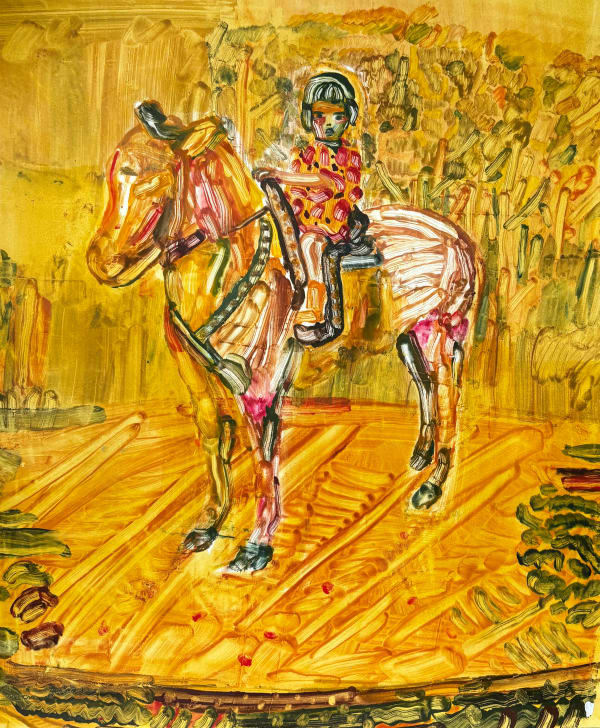 Martha Zmpounou, Memories of a Yellow Horse, 2025