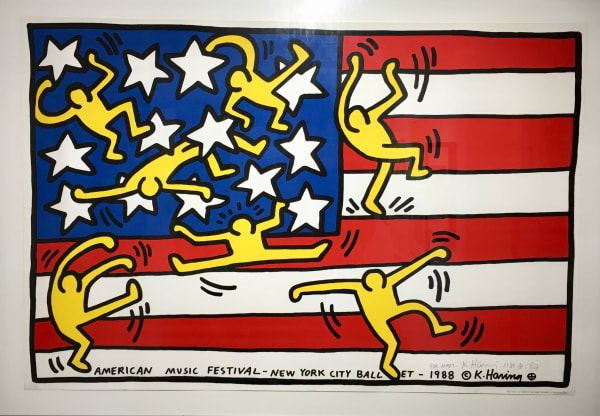 Keith Haring, American Music Festival (NYC Ballet), 1989