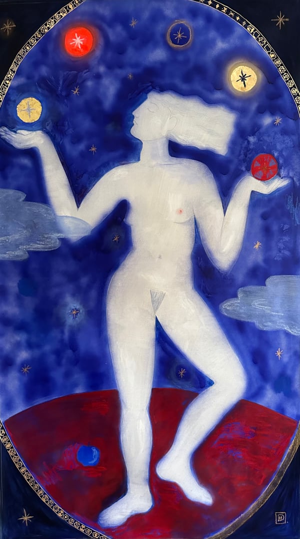 Delia Hamer, The Cosmic Dance: Night, 2024