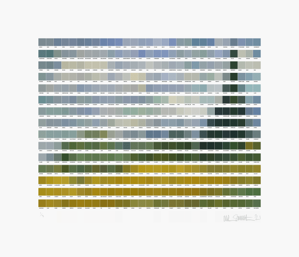 Nick Smith, Wheatfield with Cypresses, 2021