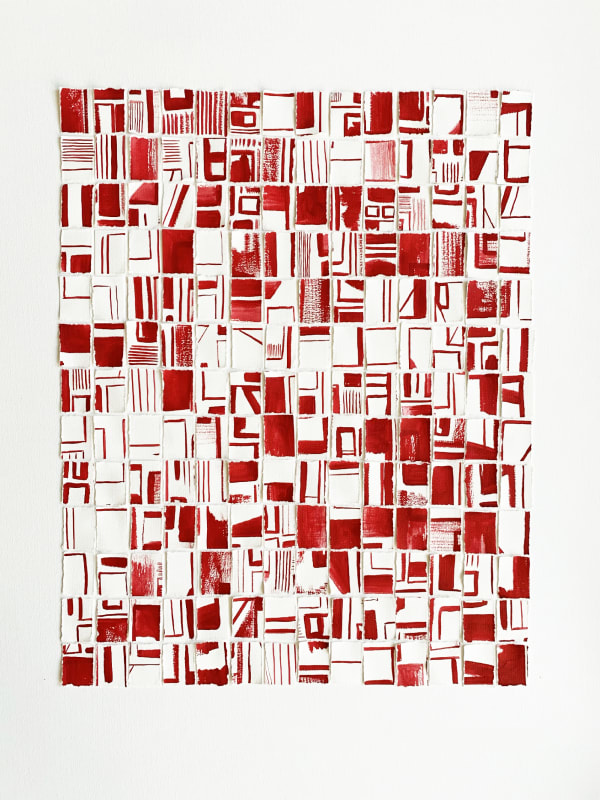 Claire Witteveen, Mind Games no.4 in Red, 2020