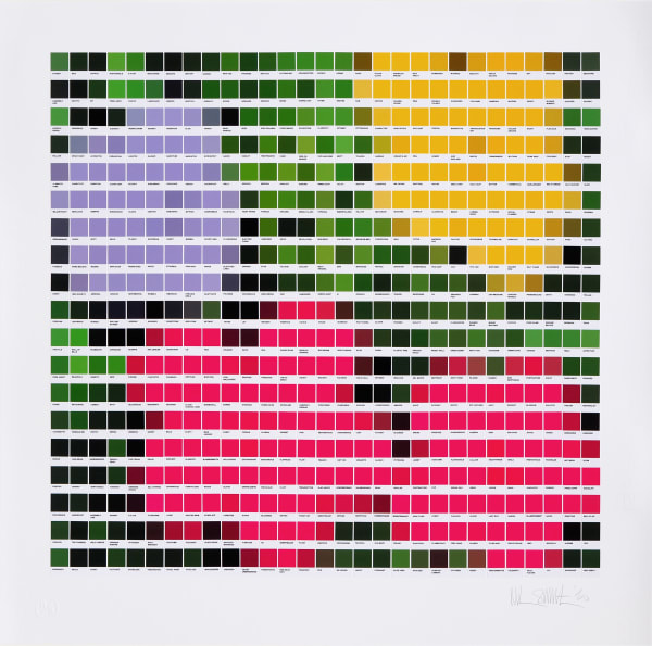 Nick Smith, Magenta Flowers, 2020