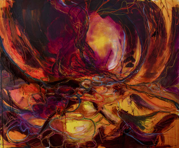 Kate Howe, The ribs of Hephaestus, greased with easy grace, are unrequited (From Love Letters Across 172 Years with JWM Turner), 2021