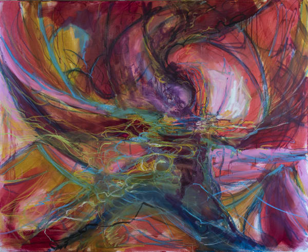 Kate Howe, Now that the tunnel is open, I can find you more easily but the world looks stranger every time I return (From Love Letters Across 172 Years with JWM Turner), 2021