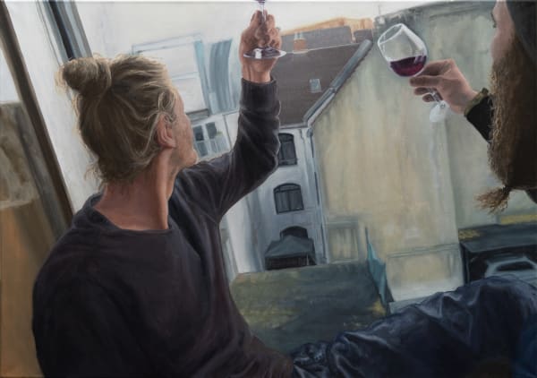 Lara Rottinghaus, Lockdown auf der Ratinger Straße (Lockdown on Ratinger Straße), 2022