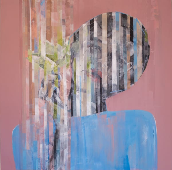 Besher Koushaji Determination , 2020 Acrylic on canvas 120 x 120 cm 47 1/4 x 47 1/4 in