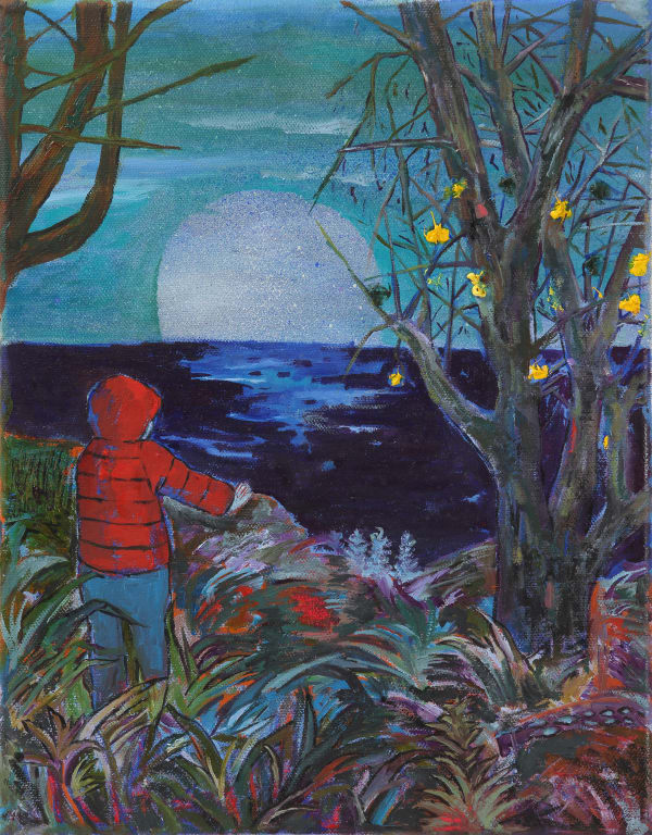 Taedong Lee, White moon, 2021