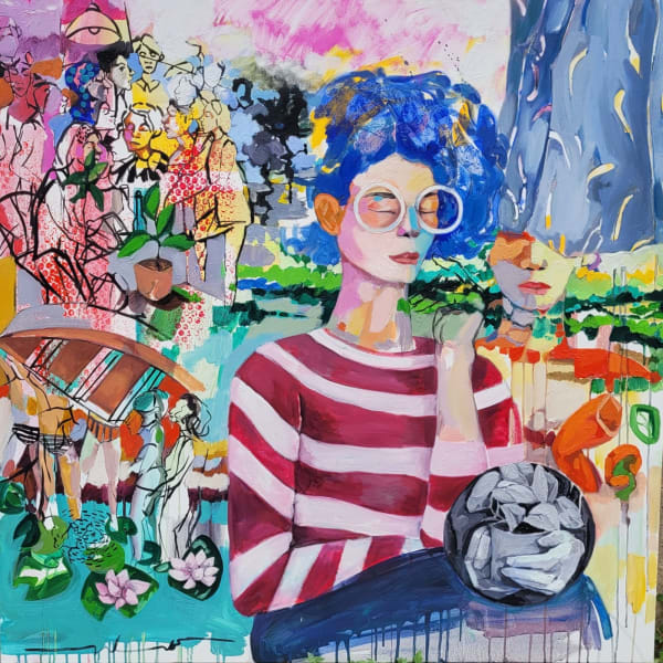 Golnaz Afraz, Burnt Identity, 2024