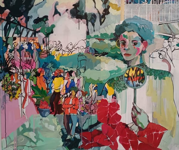 Golnaz Afraz, Unreal Garden, 2025