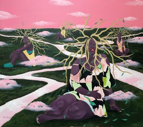 Ebuka Pascal Agudiegwu, Pink Sky I, 2021