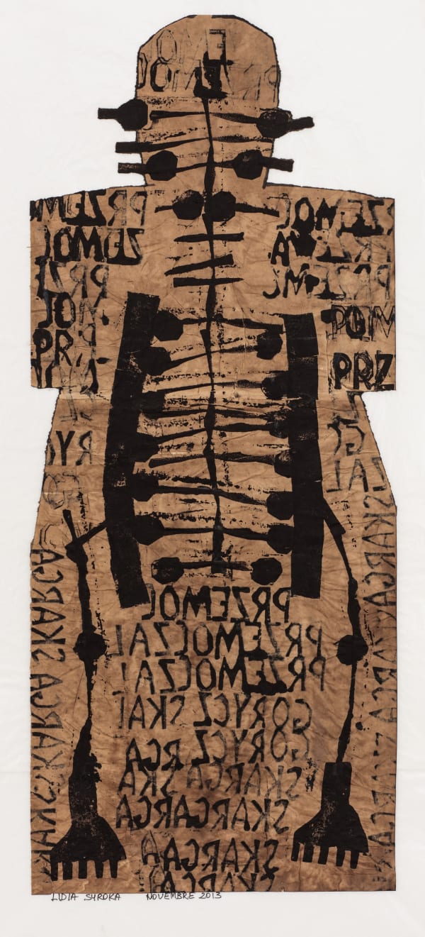 Lidia Syroka, Untitled (Series 6_Stamp Drawings), 2014