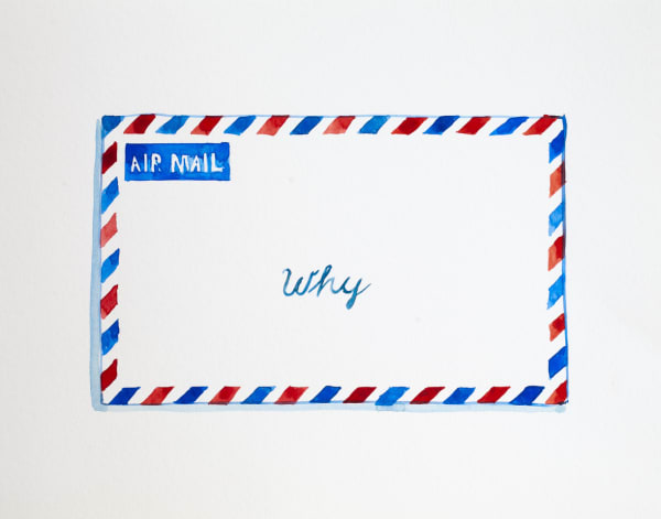 Bastienne Schmidt, Air Mail Envelope - Everyday Objects in the Time of a Pandemic, 2020