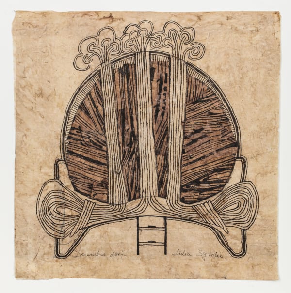 Lidia Syroka, Untitled (Series 2_Bark Drawings), 2006