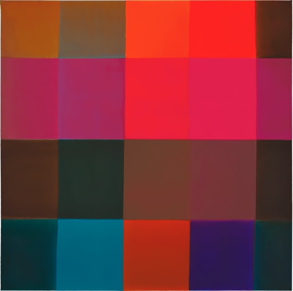Hester Simpson, PinkOrangeBlueBrown, 2017