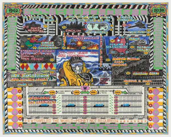 George Widener, Self Portrait (1962-2038), 2020