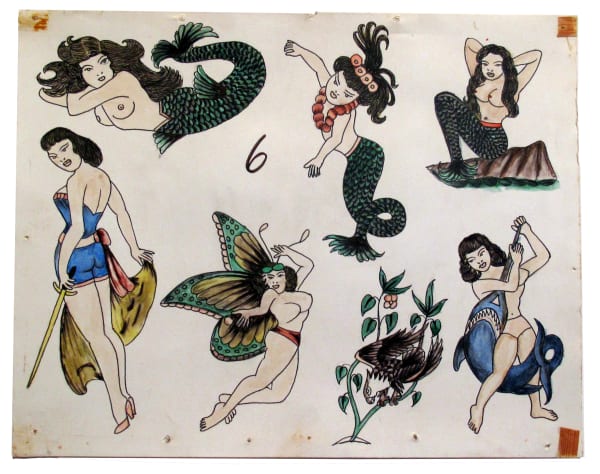 Rosie Camanga, Untitled (6 Female Figures), c. 1950-80