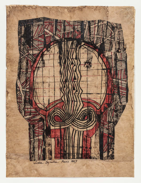 Lidia Syroka, Untitled (Series 3_Red Drawings), 2009