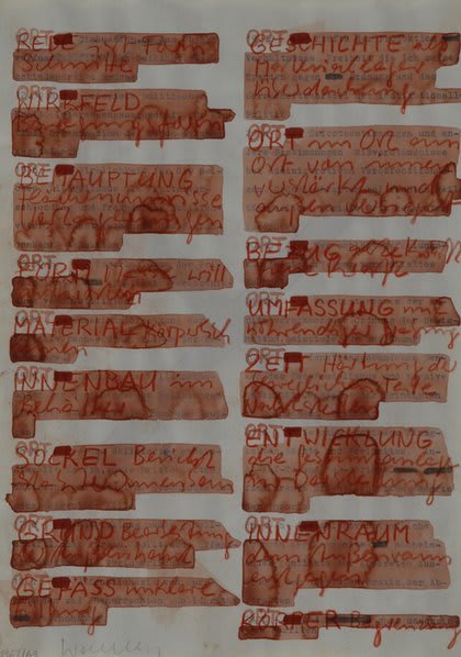 Franz Erhard WALTHER, Untitled, 1967/69