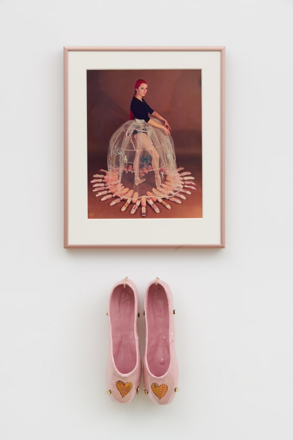 Rose ENGLISH, Study for a Divertissement: Diana with crinoline and pointe shoes I, 1973