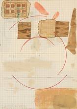 Franz Erhard WALTHER, Werkzeichnung (Abbruchzeichen), 1969-71