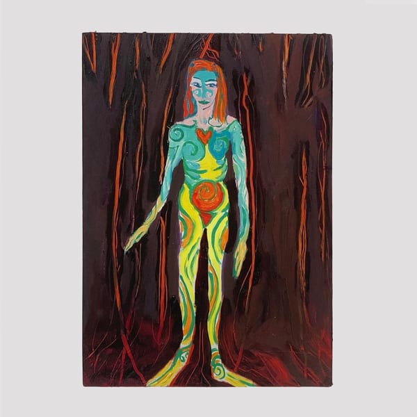Jennifer BINNIE, Painted Woman in The Woods, 2022