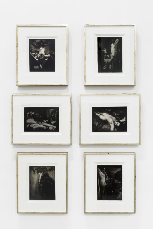 Pierre MOLINIER, Hanel on the Cross during the 31st Action of Orgien Mysterien Theater by Hermann Nitsch (Munich 8 December 1969), 1970s