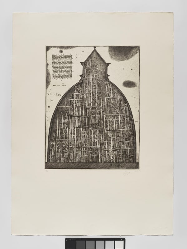 Alexander BRODSKY, Untitled (Dome of Ladders), 1989/ 1990