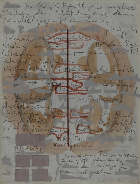 Franz Erhard WALTHER, Recto/Verso: Untitled, 1967/69