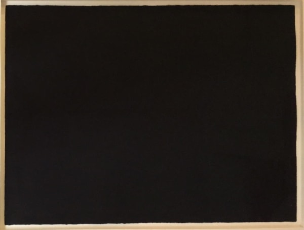 Bob LAW, Untitled (Black Watercolour), 1987