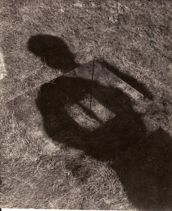 Keith ARNATT, Invisible Hole Revealed by the Shadow of the Artist, 1968