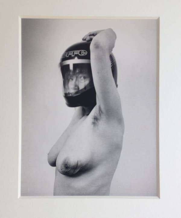Jo SPENCE, A Picture of Health: Helmet shot, 1982