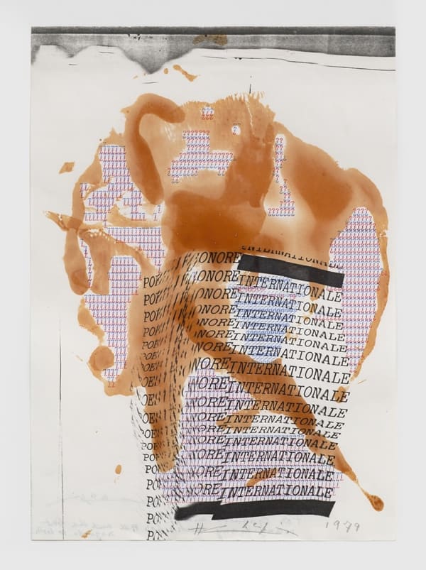 Henri CHOPIN, Poésie Sonore Internationale, 1979