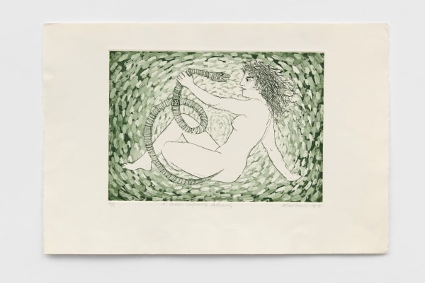 Alexis HUNTER, A Goddess confronting Patriarchy, 1983