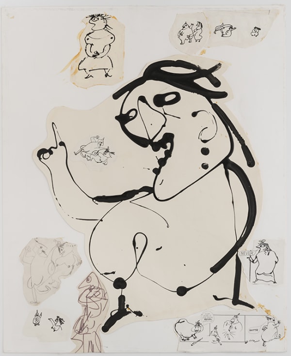Franciszka THEMERSON, Mère Ubu Drawings, Ubu Comic, 1969