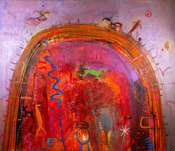 Dame Barbara Rae DBE RA FRSE - Rainbow, 1999