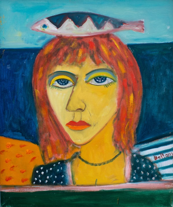 John Bellany CBE RA HRSA (1942-2013), Woman with Fish