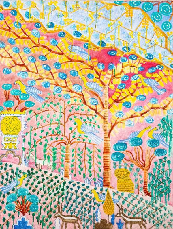 Adrian Berg RA (1929-2011), Hillside from a Persian Rug, 2009