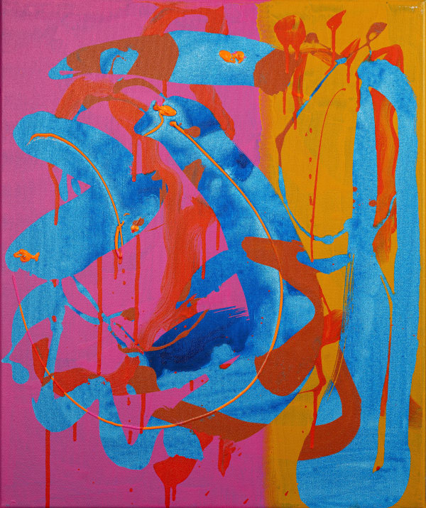 Prof Maurice Cockrill RA (1936-2013), Tangled Blue, 2009