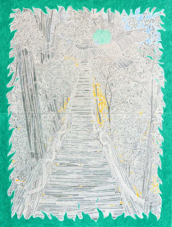 Timothy Bair, Overlooking Trail No. 4, 2022