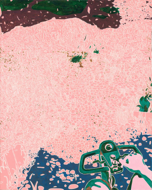 Timothy Bair, Various Small Fires (Left Panel), 2021