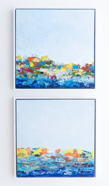 Tala Atrouni, Go with the tide 1 & 2, 2018