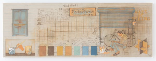 Roshan Chhabria, Ways of Seeing through Sign-Board Painter, 2022