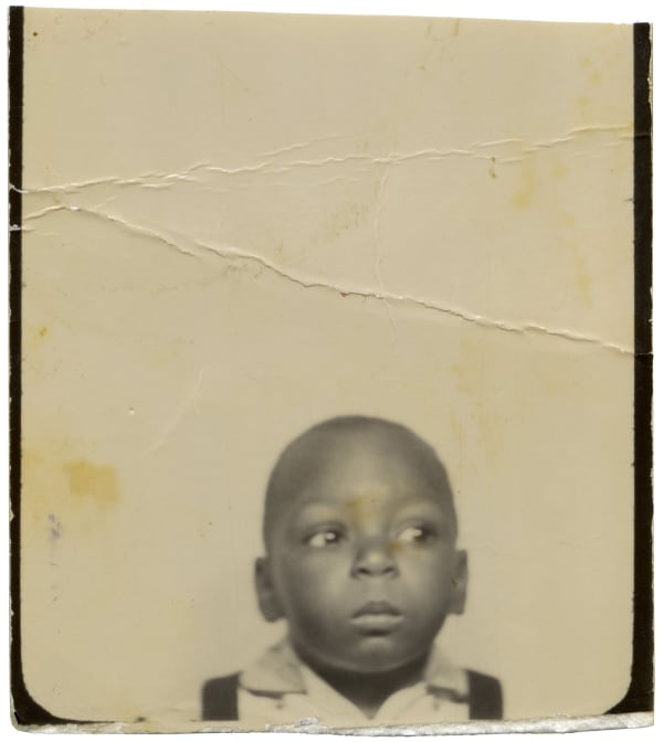 ENLARGEMENT REPRINT Vernacular, Untitled (Photobooth - portrait of a boy)