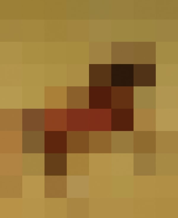 Rob and Nick Carter, 1762, Pixelated Painting [large size], 2013