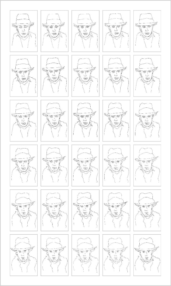 Rob and Nick Carter, Chinese Whispers, Joseph Beuys after Andy Warhol (1980), 2015