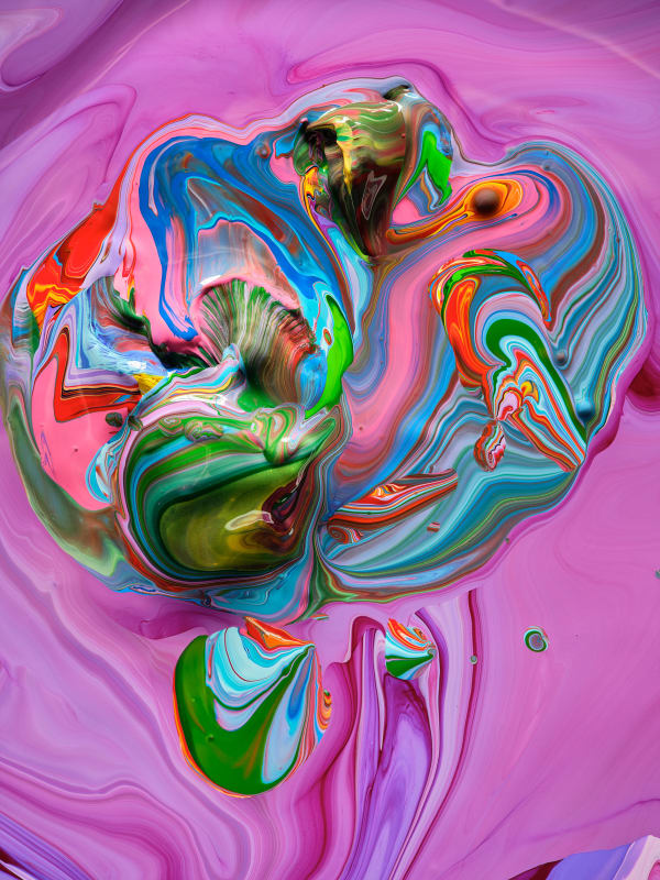 Rob and Nick Carter, Painting Photograph, Acrylic XXXVI, 2024