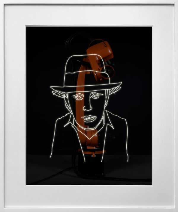 Rob and Nick Carter, Robot Light Drawing, Joseph Beuys, after Andy Warhol (c.19??), 2022