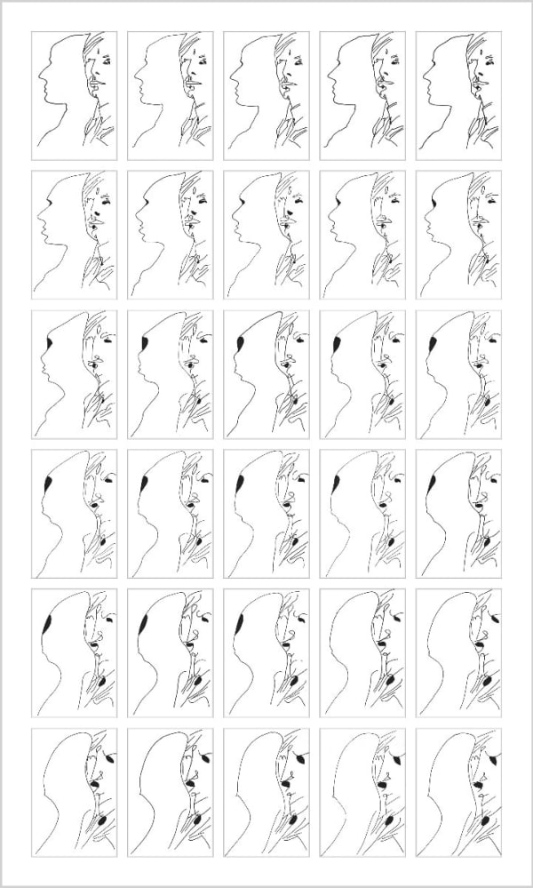 Rob and Nick Carter, Chinese Whispers, The Shadow after Andy Warhol (1981), 2015